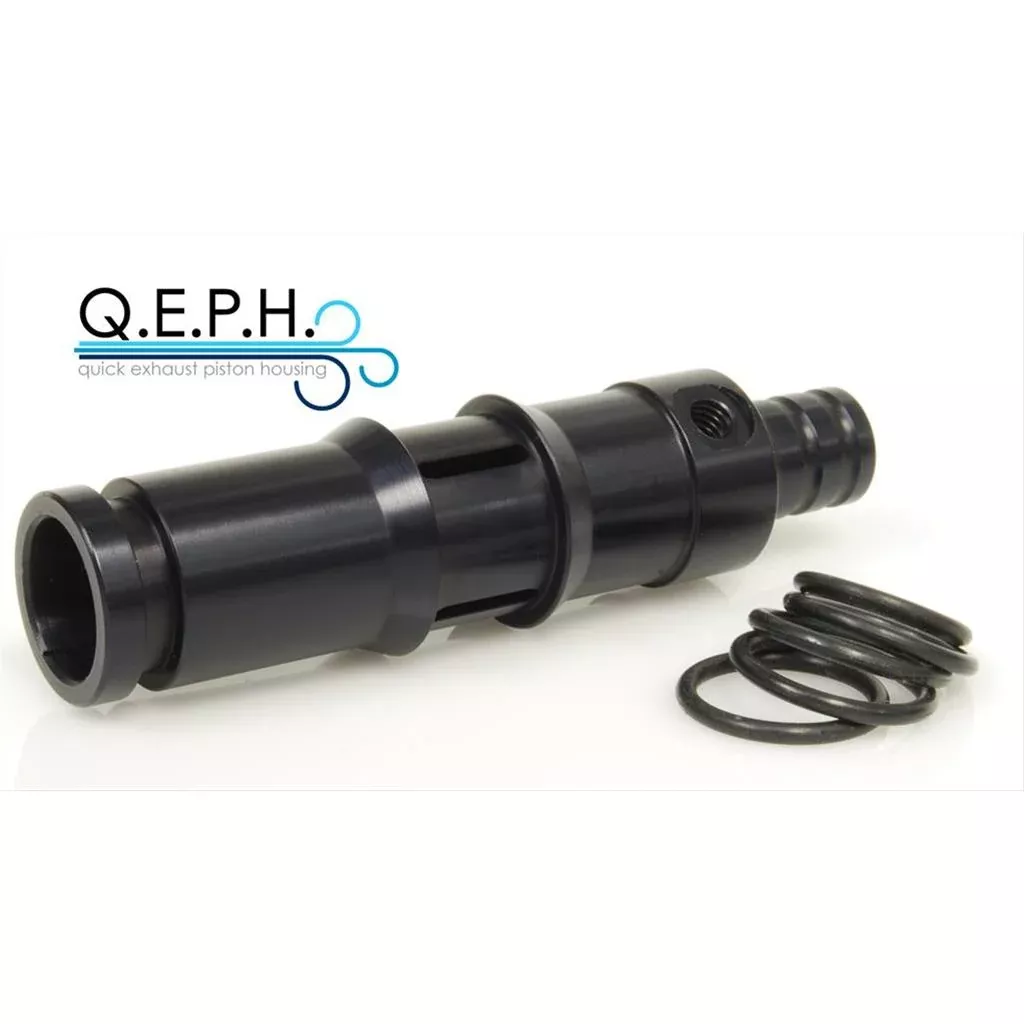 Quick Exhaust Piston Housing QEPH - Black