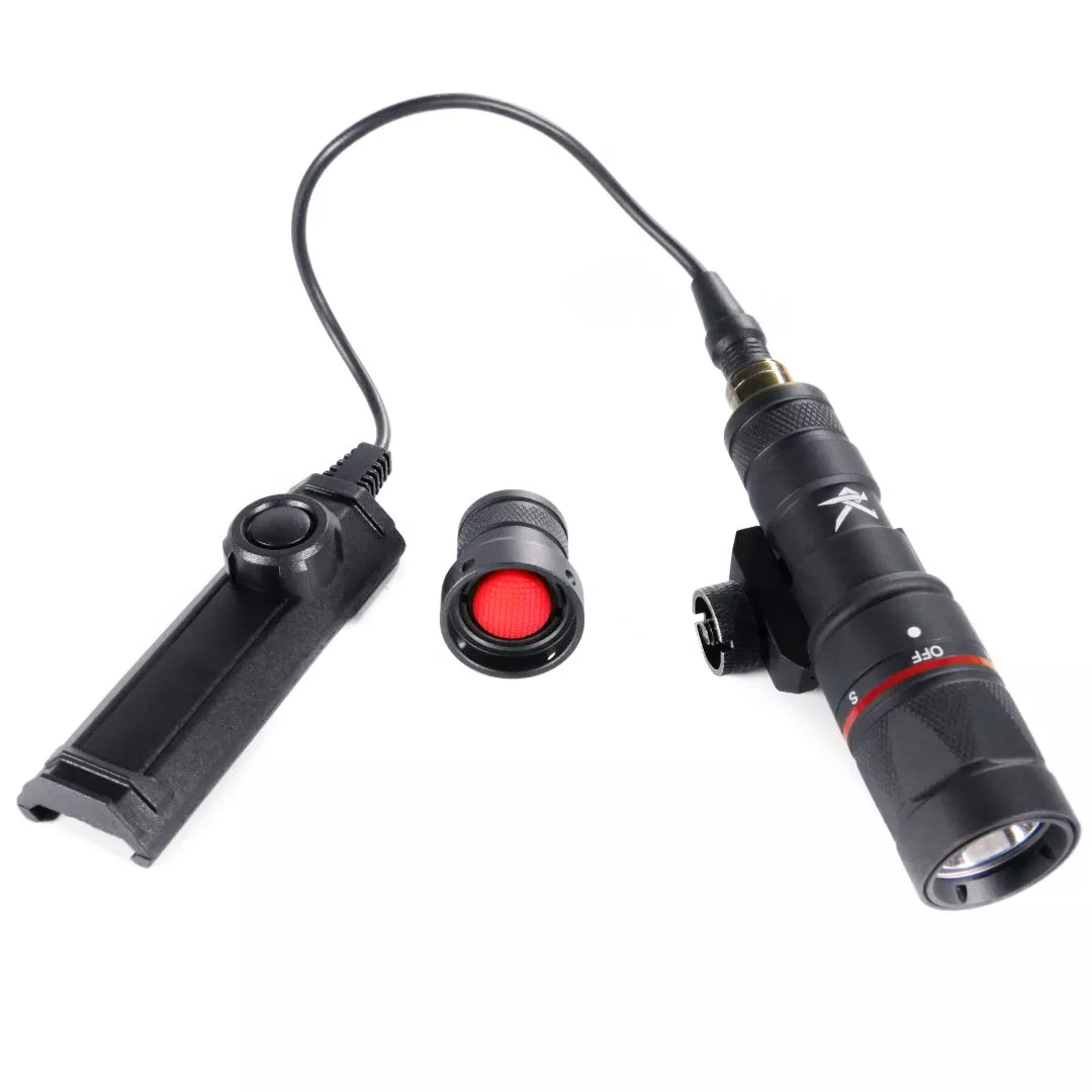Rail Mount Weapon Light with Large Pressure Pad and Back Button KTactical