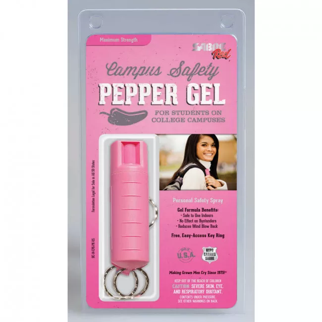 RED CAMPUS SAFETY PEPPER GEL - PINK Sabre