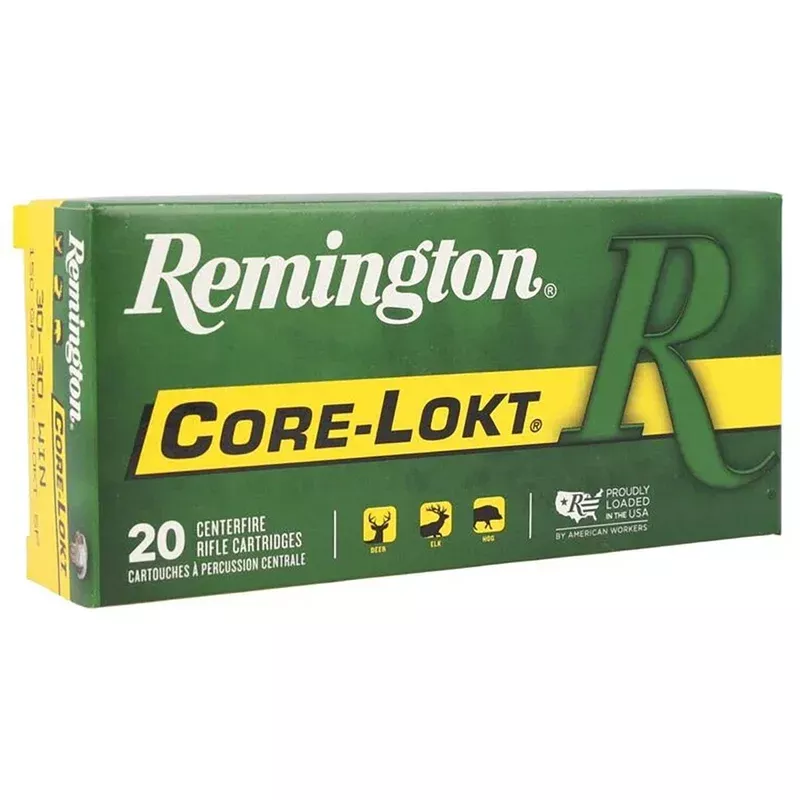 REMINGTON – Core-Lokt 30-30 Winchester 170gr Core-Lokt Soft Point 20/Box Quantity Discount PriceAdd To Favorite