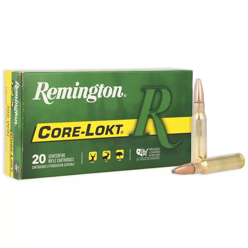REMINGTON – Core-Lokt 308 Winchester 180gr Pointed Soft Point 20/Box Quantity Discount PriceAdd To Favorite