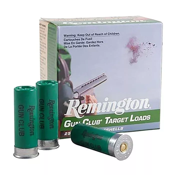REMINGTON – Gun Club 12 Gauge 2-3/4″ 1-1/8oz #7.5 Shot 25/Box Quantity Discount PriceAdd To Favorite