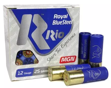 Rio Steel Shot 12ga #2 36gr 76mm Royal Blue Steel 1400FPS *25 Rounds