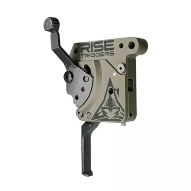 Rise Armament Reliant Pro, Single Stage Trigger, Flat, 1 to 3Lbs, Fits Remington 700, Flat Dark Earth/Black, Includes Bolt Release RA-735-F-BC