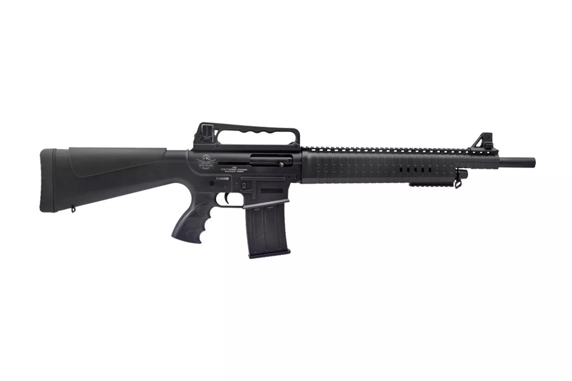 Rock Island VR60 Tactical 20″ 12 Gauge 5+1 Rd Semi-Auto Shotgun – Black – 601-BC