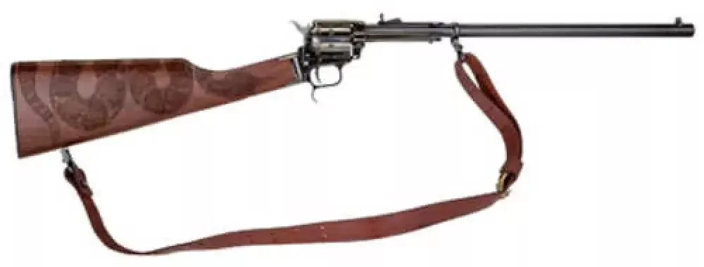 Rough Rider Rancher .22 Lr Carbine Walnut Engraved Stock Blued Finish
