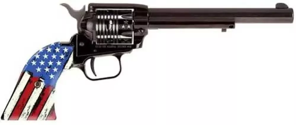 Rough Rider Small Bore us Flag Engraved Revolver