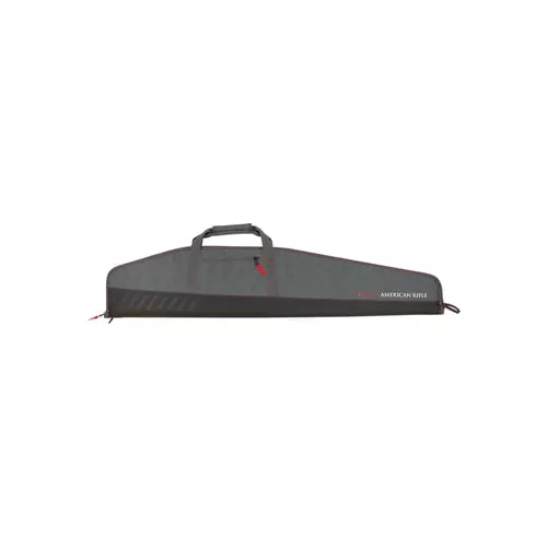 Ruger 29735 American Rifle Case46" Gray with Black Panel, Lockable Zipper, Pocket & Carry Handle
