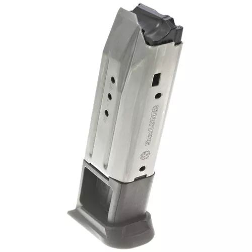 Ruger 90514 American Pistol10rd Magazine Fits Ruger American Pistol 9mm Luger Nickel UPC: 736676905140