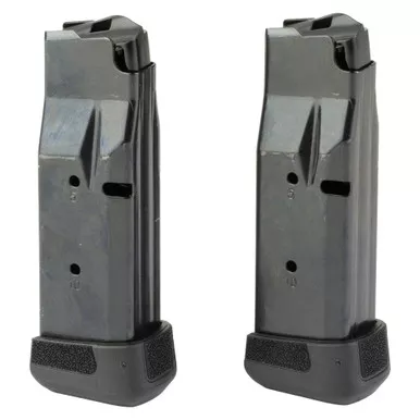 Ruger Magazine, 380 ACP, 12 Rounds, Fits Ruger LCP MAX, Steel, Blued Finish, Black, 2 Pack 90736