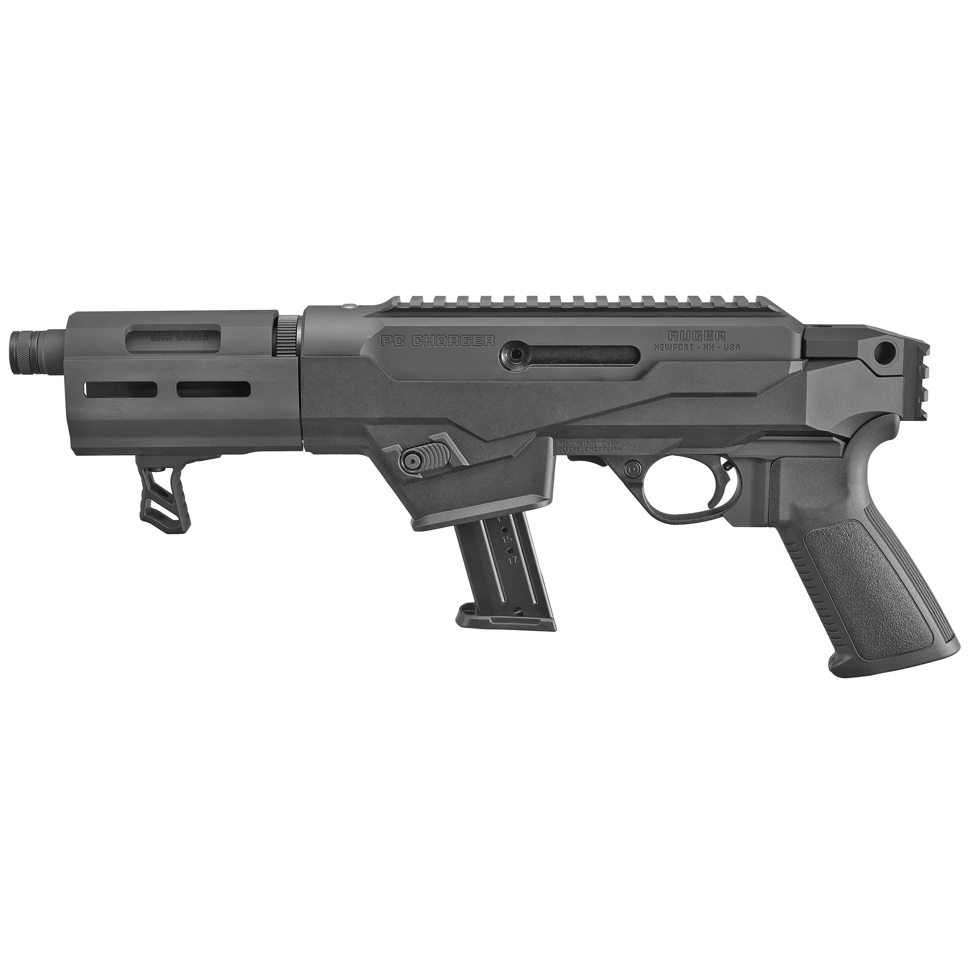 RUGER PC CHARGER 9MM 6.5″ 17RD BLK