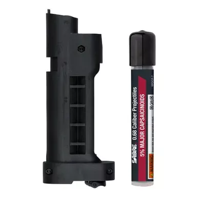 Sabre SL7, Pepper Ball Launcher Spare Magazine, Pepper Ball Projectile Kit, Contains 7 Pepper Projectiles SL-MAG-P1C-7