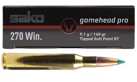 Sako 270 Gamehead Pro 140gr Polymer Tip