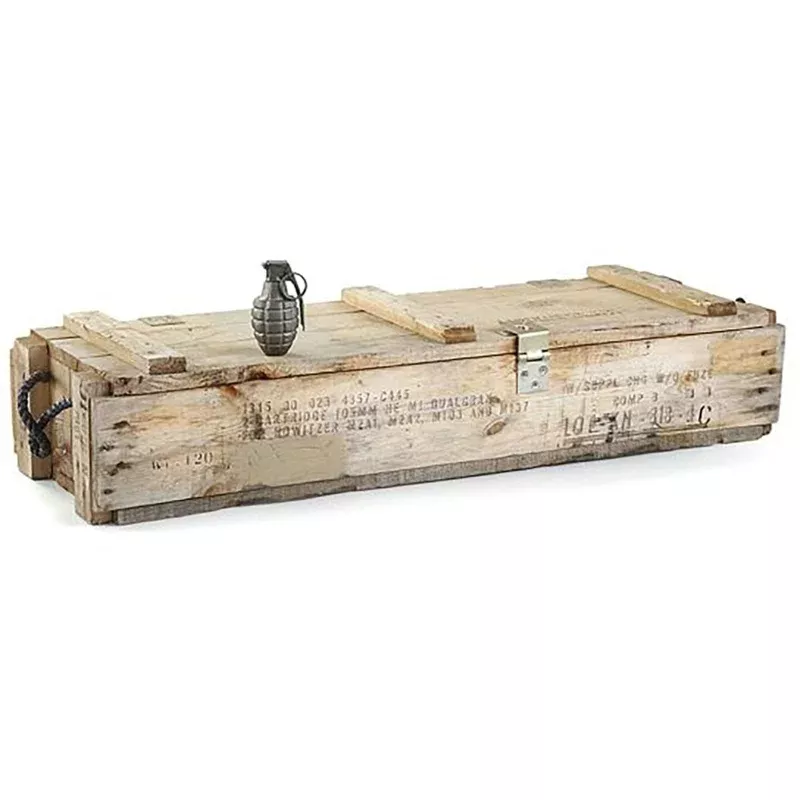 SCHRECK WHOLESALE INC – G1 105mm Wood Ammo Box 36x12x8 Natural Wood Quantity Discount PriceAdd To Favorite