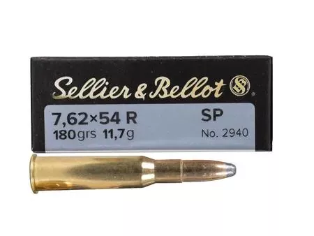 Sellier & Bellot 7.62x54R 180gr Soft Point