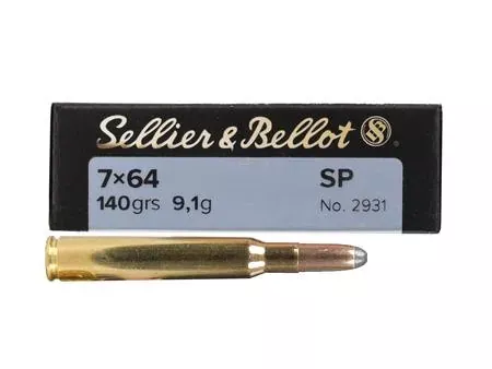 Sellier & Bellot 7×64 140gr Soft Point 20 Rounds
