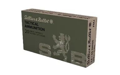 Sellier & Bellot Rifle Ammunition, 7.5x55 Swiss, 174 Grain, Full Metal Jacket, 20 Round Box SB7555A