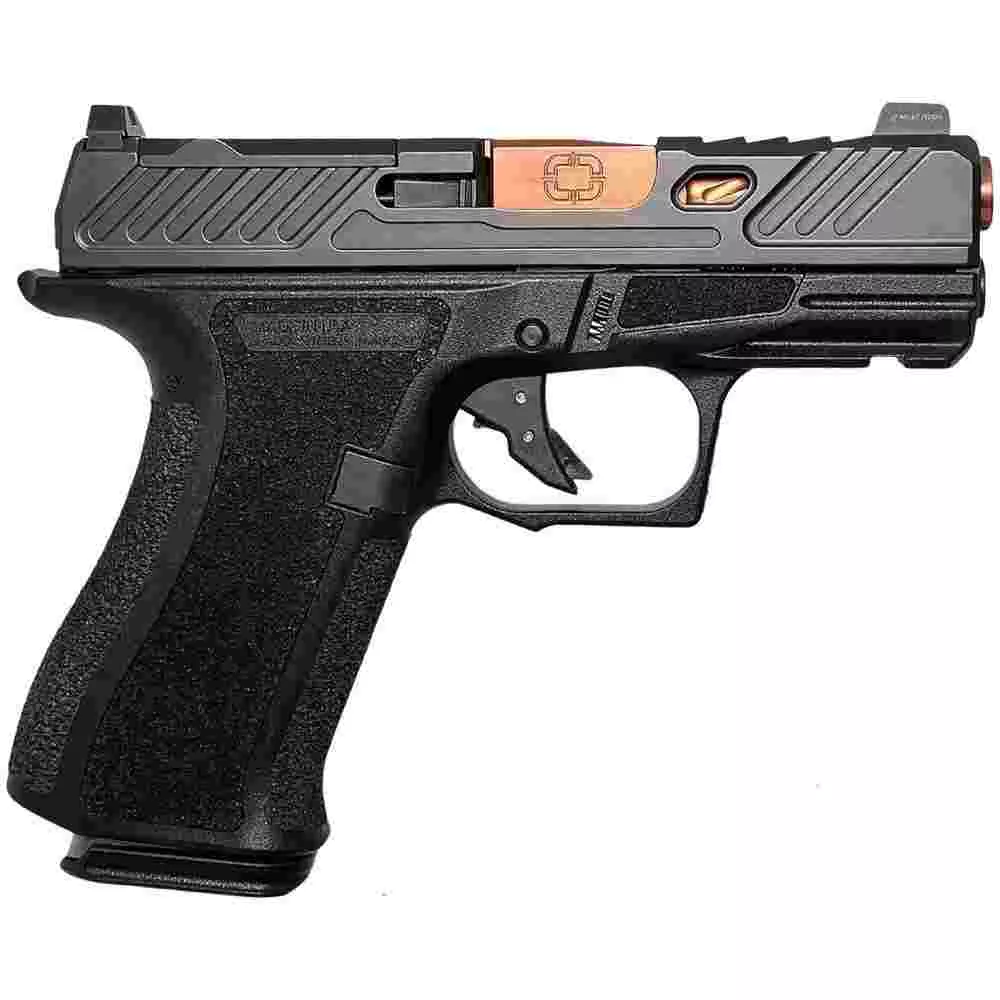 Shadow Systems CR920X Crossover Subcompact Handgun 9mm Luger 15rd Magazines (2) 3.41″ Bronze Barrel Black