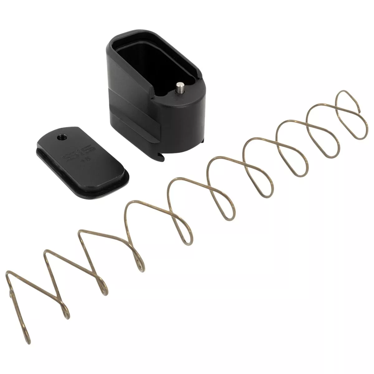 Shield Arms SAS15ME5BLK Magazine Extension 5rd Compatible w/ Shield Arms S15 Magazine, Black Anodized Aluminum – 151795