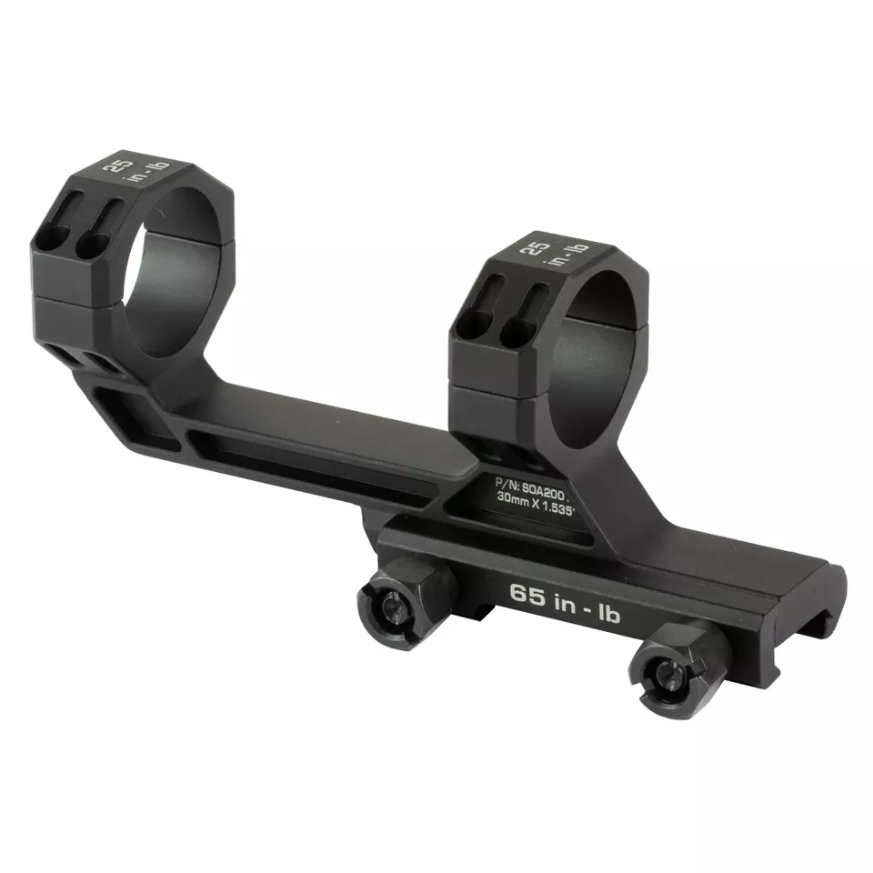 SIG ALPHA-MSR 30MM Scope Mount, 0 MOA, Black