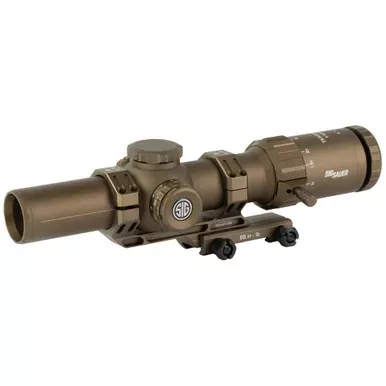 Sig Sauer, Tango MSR, Rifle Scope, 1-10X28, BDC10 Illuminated Reticle, Second Focal Plane, 34mm Main Body Tube, Matte Finish, Coyote Brown, Includes Alpha MSR Mount and Flip Back Covers – FREE SHIPPING
