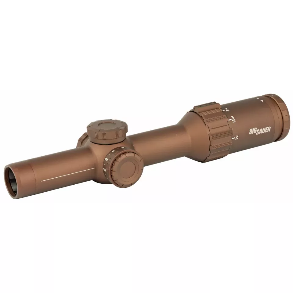 SIG TANGO6T 1-6X24MM Rifle Scope in FDE for 5.56 and 7.62 Calibers