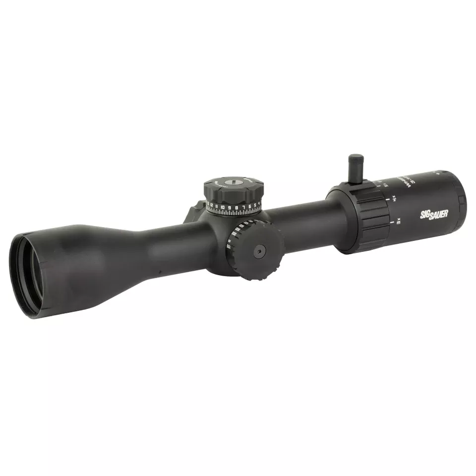 SIG WHISKEY4 3-12X44 SFP BDC Black Rifle Scope