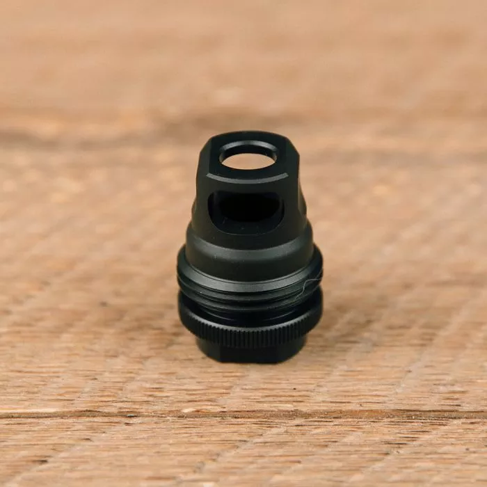 SILENCERCO ASR MUZZLE BRAKE SINGLE PORT 1/2×28 9MM