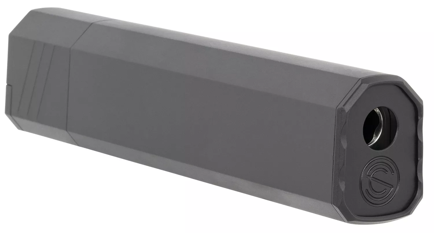 SilencerCo SU5185 Osprey 45 2.0 45 ACP 7.90", 1.30"x1.75" Diameter Black Aluminum/Stainless Steel