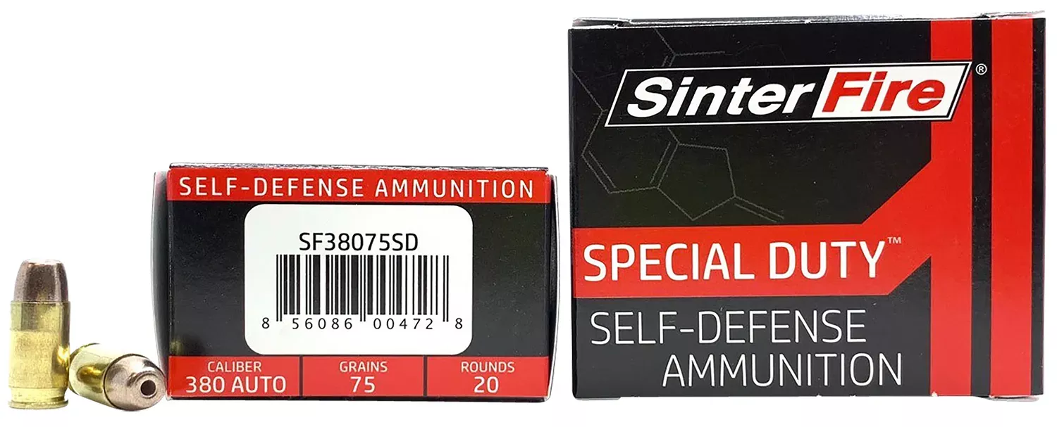 Sinterfire .380 ACP 75 GR, 20-Round Box