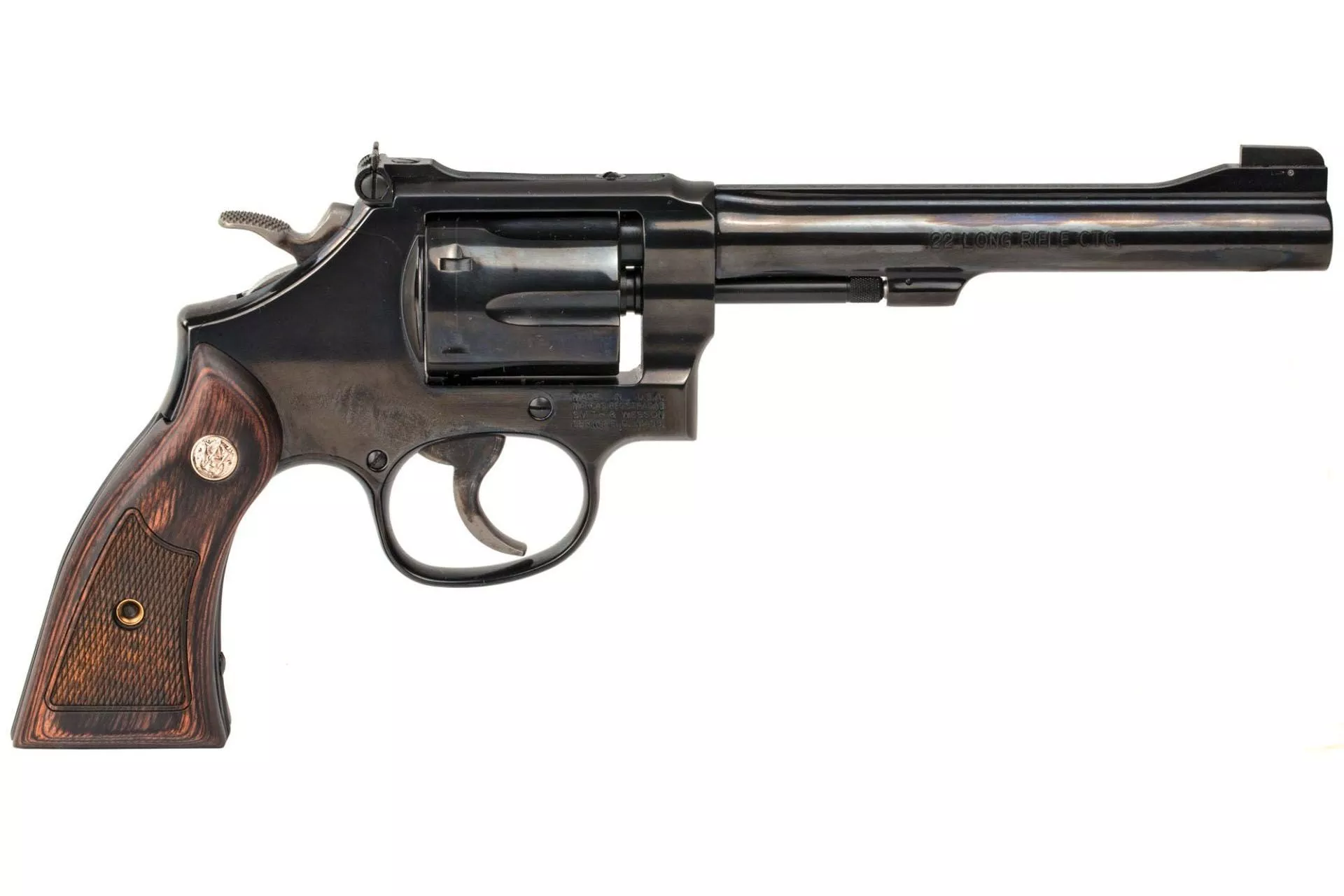 Smith & Wesson 150477 Model 17 Masterpiece 22 LR 6rd 6″ – Blue – SM150477