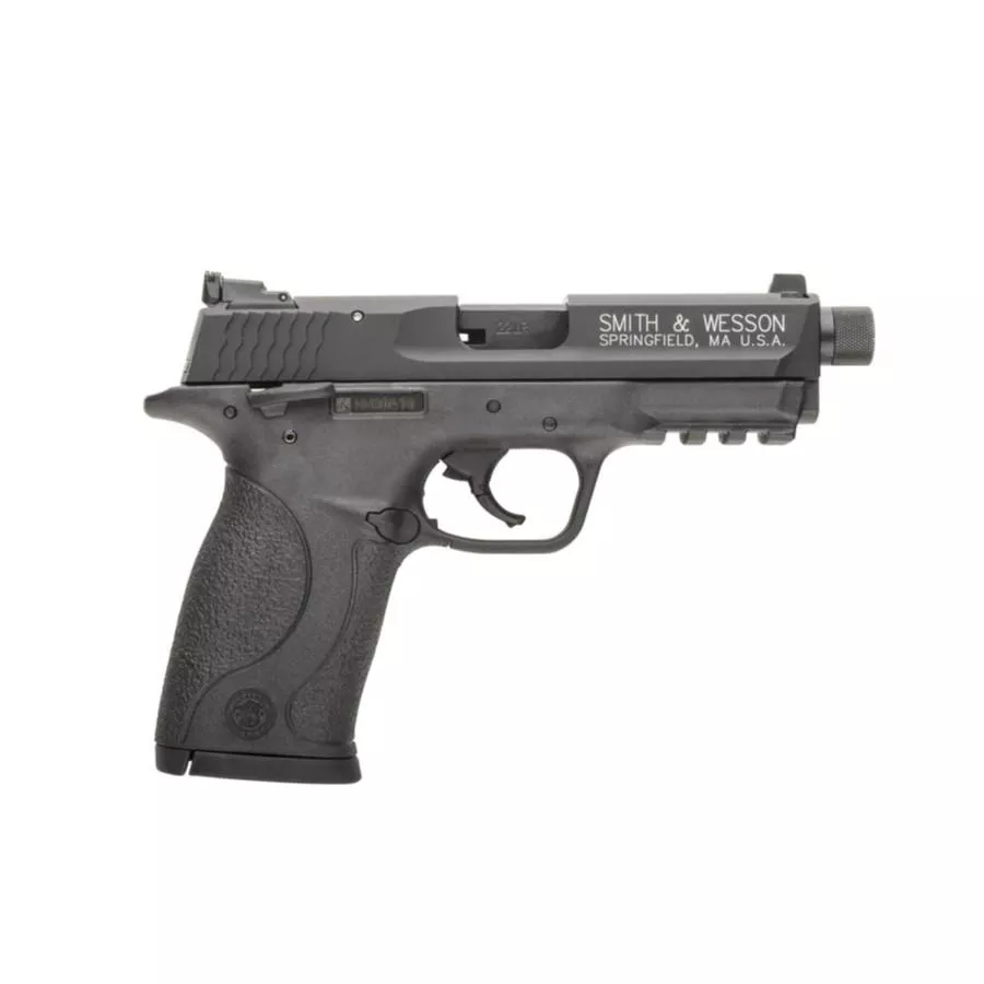 Smith & Wesson M&P 22 Compact Handgun .22 LR 10rd Magazine 3.6″ Threaded Barrel Black