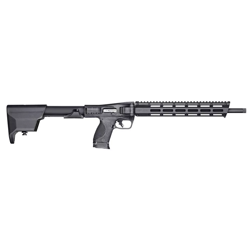 Smith & Wesson M&P FPC Rifle 9mm Luger 17rd(1)&23rd(2) Magazines 16.25″ Barrel M-LOC Rail Uses Double Stack M&P Magazines