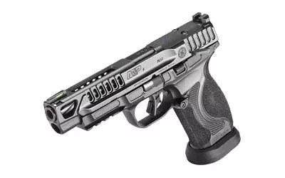 Smith & Wesson, M&P M2.0 Competitor Heavy Duty, Semi-automatic, Striker Fired, Full Size, 9MM, 5″ Spiral Fluted Barrel, Armornite Finish, Black, Front Hiviz Night Sight, Black Rear Sight, Optics Ready, 17 Rounds, 4 Magazines – FREE SHIPPING