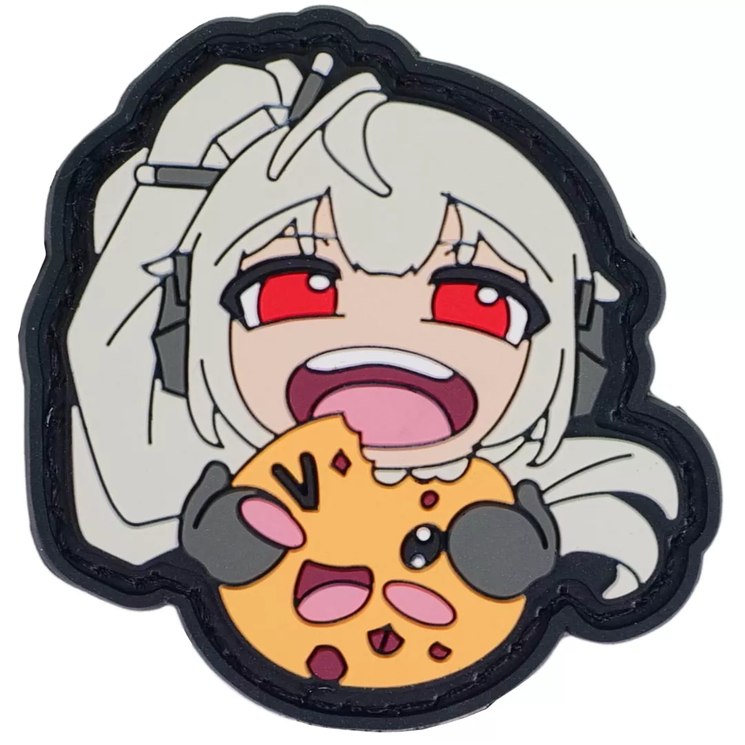 Snacks Food Utility Patch Tactical Anime Waifu Mini PVC