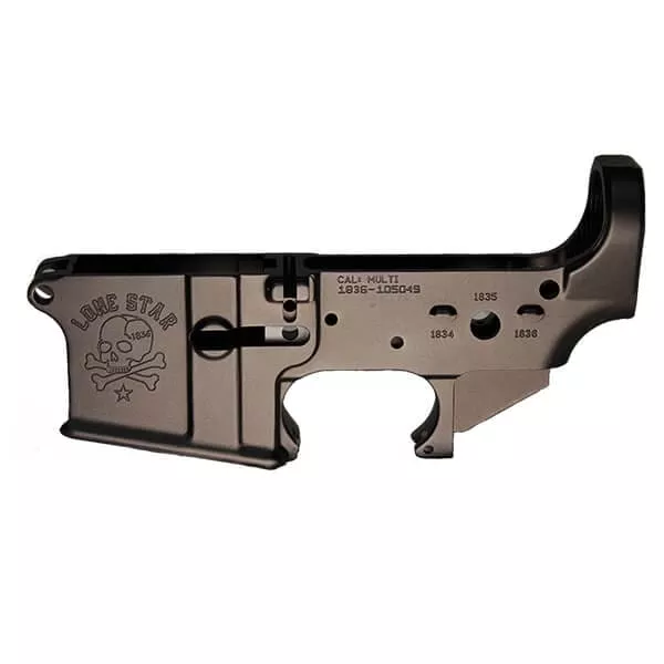 Sons of Liberty Striped Lower Receiver-Lone Star