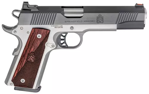SPRGFLD 10MM RONIN 5″ STS/BLK 8RD
