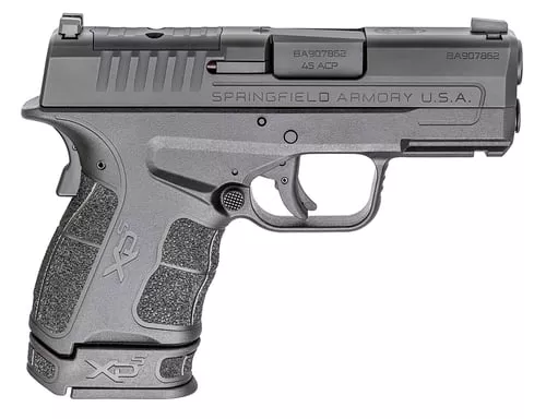 Springfield XD-S Mod.2 OSP Handgun .45 ACP5&6rd Magazine 3.3″ Barrel Black Grip
