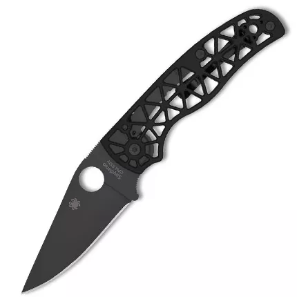 SPYDERCO EDGERATI PLAIN BLACK