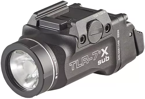 Streamlight 69407 TLR-7 X Sub USBBlack Anodized 500 LumensWhite LED S&W M&P M2.0 Subcompact/Beretta Px4 Storm