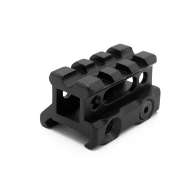 Super Slim .75" Picatinny Riser Mount 3 Slot Aluminum Black