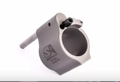 SUPERLATIVE ARMS.750" Adjustable Gas Block, Bleed Off - Set Screw - Stainless Steel, Matte Finish
