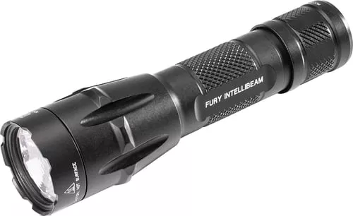 SureFire FURYIBDF Fury Intellibeam Dual FuelBlack Anodized 15-1,500 Lumens White LED