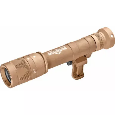Surefire M640V Scout Pro Flashlight, LED, 350 Lumens White Light/120mW of IR, Tan Finish, 1913 Picatinny Mount installed, MLOK Mount included, Z68 On/Off Tailcap M640V-TN-PRO