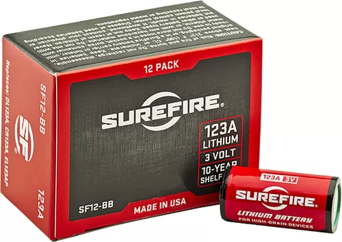 SUREFIRE SF123A BATTERIES 12PK
