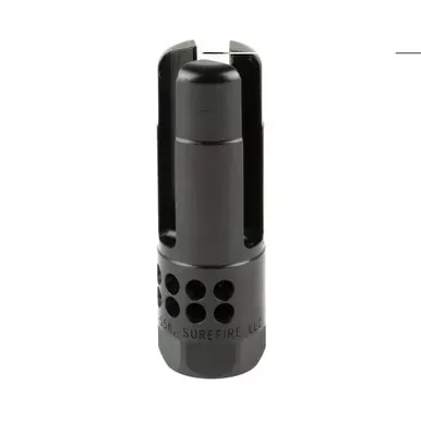 Surefire WARCOMP SPORT, Flash Hider, 223 Remington/556NATO, 1/2X28, DLC Finish, Black WARCOMP-SPORT-556-1-2-28