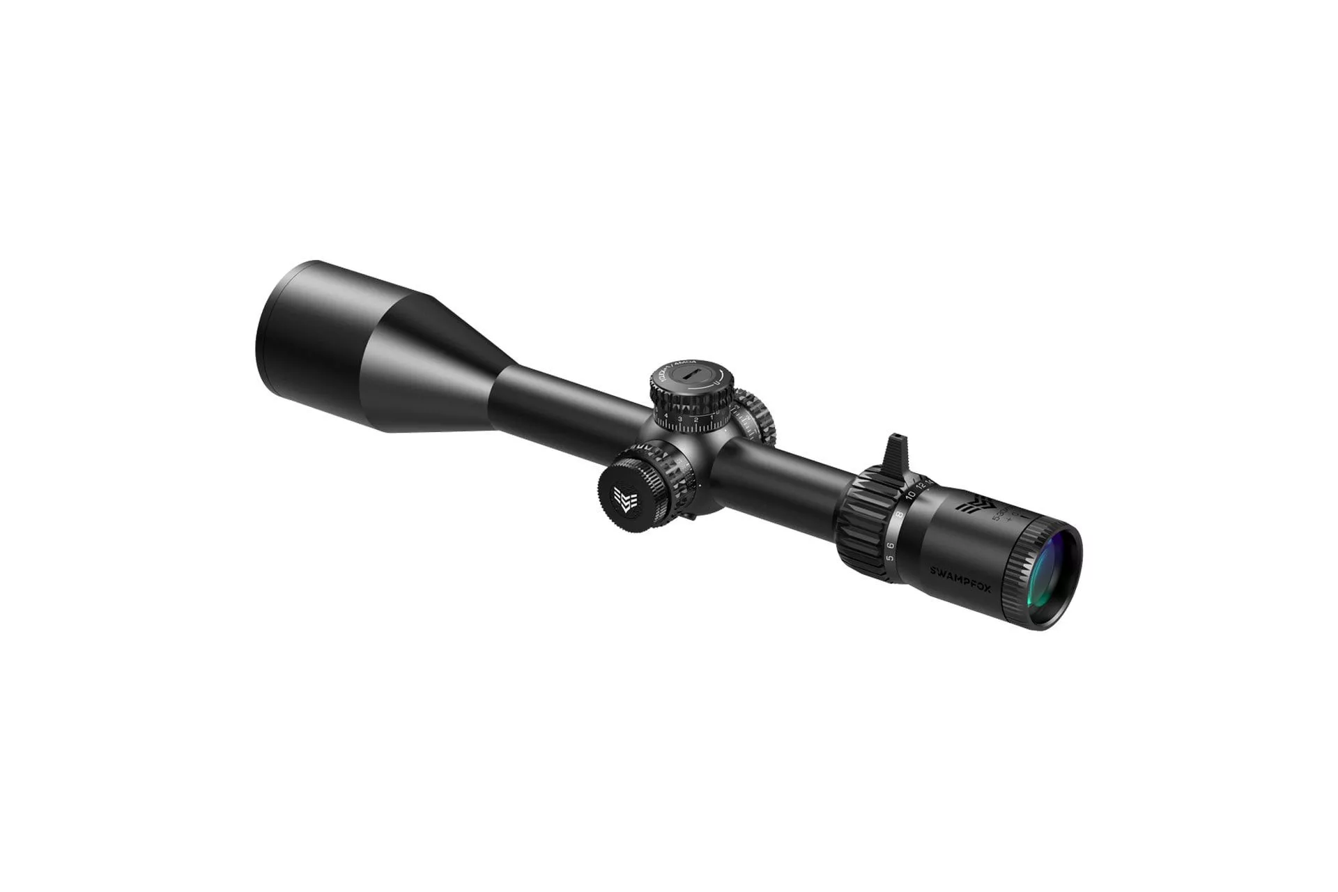 Swampfox Optics Kentucky Long Series 5-30X56 FFP Rifle Scope – Sharpshooter MRAD – KTK53056-4L