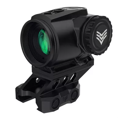 SwampFox Optics Raider 1x Red 6 MOA Reticle Micro Prism Sight