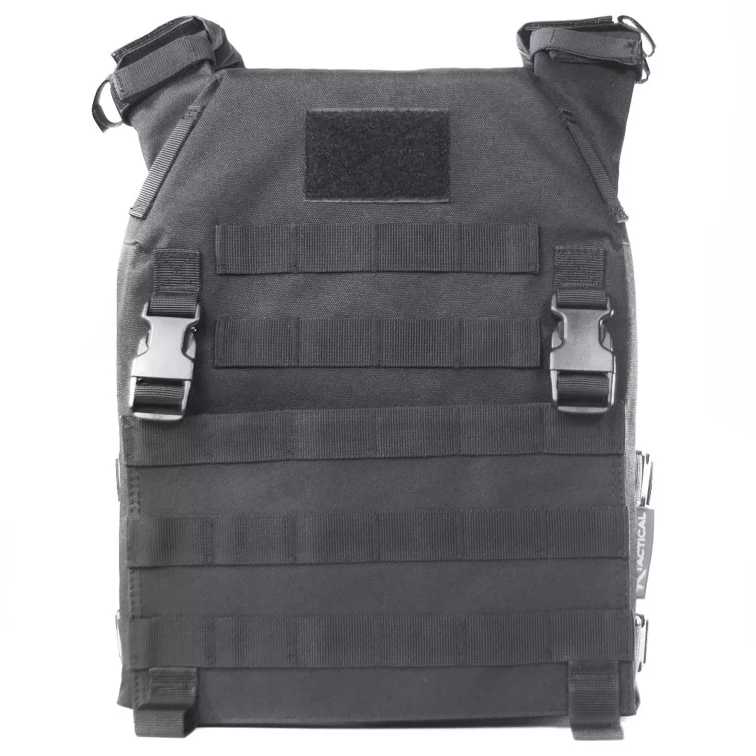 Tactical Plate Carrier BLACK Molle Padded Breathable Mesh Ktactical (Plate Carrier Only)