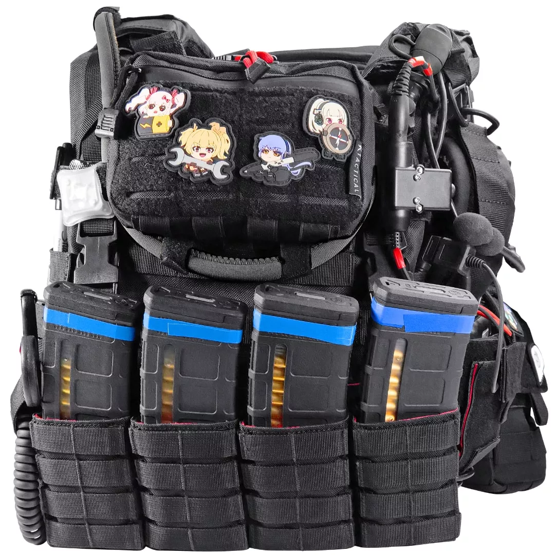 Tactical Plate Carrier KIT Loadout Molle Padded Breathable Mesh Black Upgraded New Version